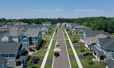 An aerial view shows a subdivision that has replaced the once rural landscape on July 19 in Hawthorn Woods
