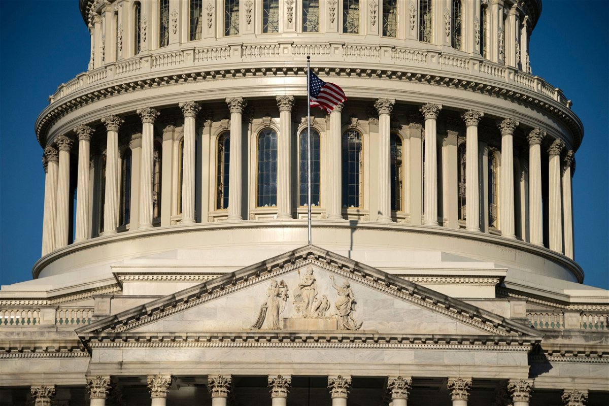<i>Graeme Sloan/Sipa USA/AP</i><br/>The US government is on the brink of a shutdown this week as Congress remains at an impasse on a funding deal.
