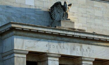 The Federal Reserve Headquarters are pictured on March 21