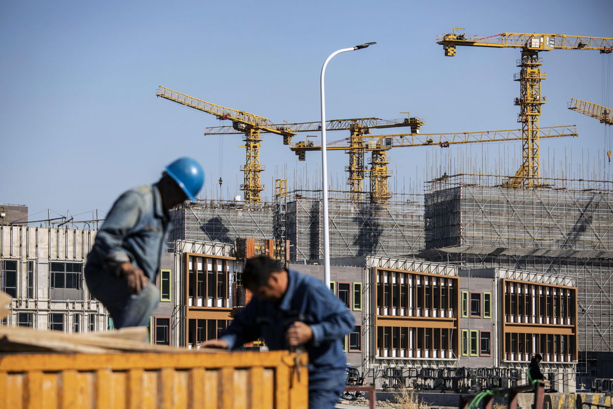 <i>Qilai Shen/Bloomberg/Getty Images/File</i><br/>Residential buildings under construction at the Future City Hi Park residential project
