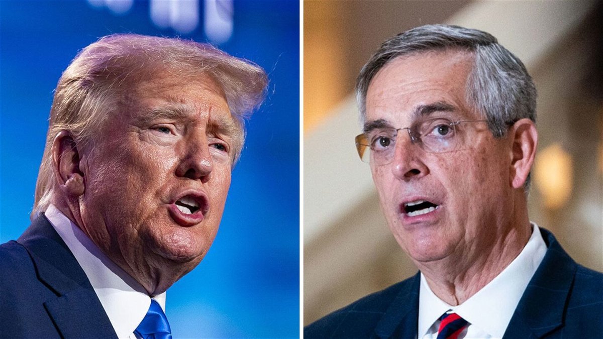 <i>Getty Images</i><br/>Former President Donald Trump and Georgia Secretary of State Brad Raffensperger are pictured in a split image. Georgia Secretary of State Brad Raffensperger has long been a pointed critic of former President Donald Trump’s conduct on a January 2