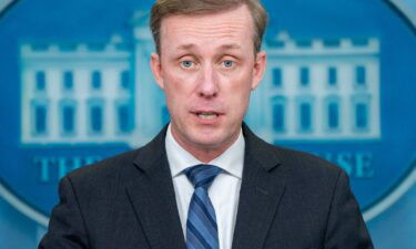 White House national security adviser Jake Sullivan speaks to the media on September 5. US officials have warned North Korea it will “pay a price” if it strikes an arms deal with Russia.