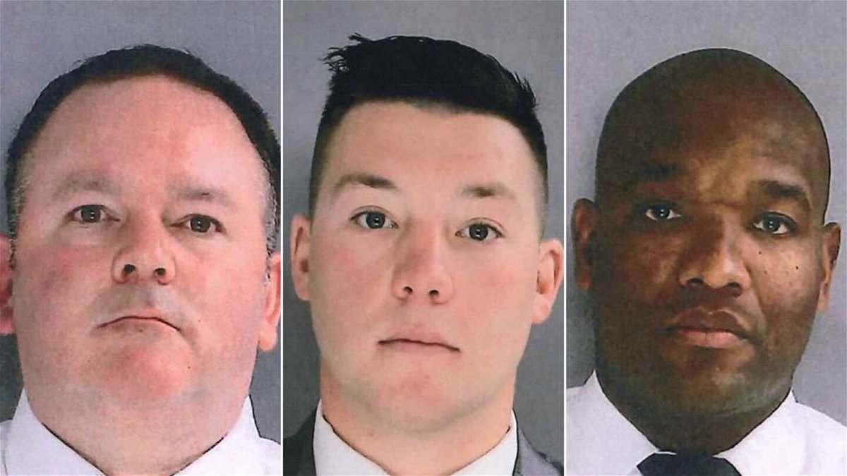<i>Delaware County District Attorney's Office/AP</i><br/>The three officers involved in the fatal shooting were fired and later sentenced to five years of probation after pleading guilty to charges of reckless endangerment.