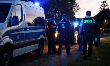 German police used wristbands to tag suspected illegal migrants detained during a patrol along the German-Polish border