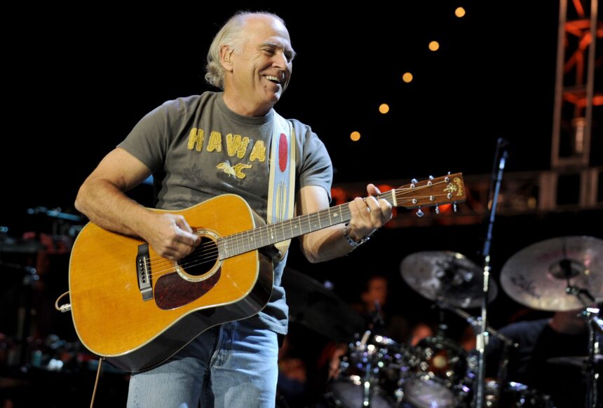 The marquee at Mandalay Bay shows a tribute to Jimmy Buffett on September  2, 2023 in Las Vegas, Nevada. Buffett, a musician, entrepreneur and  philanthropist passed away surrounded by his family, friends