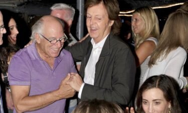 Jimmy Buffett and Paul McCartney in New York in 2013. Paul McCartney is sending all his love to friend Jimmy Buffett
