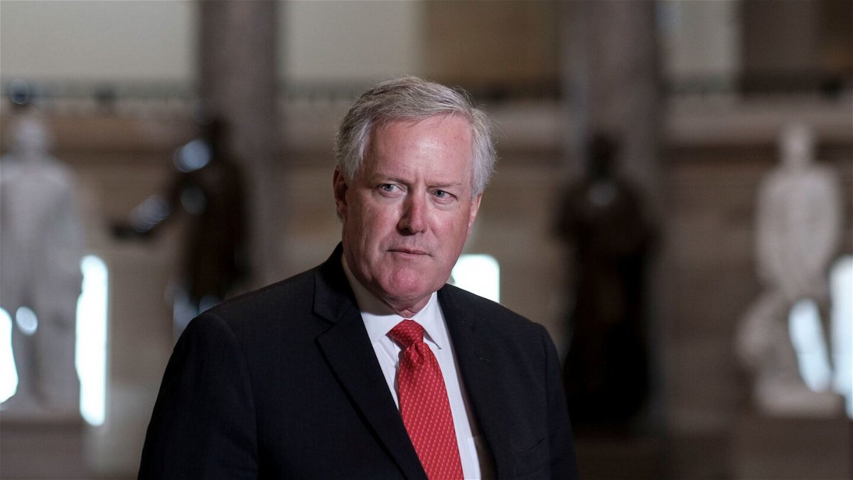 <i>Gabriella Demczuk/Getty Images</i><br/>Former Trump White House chief of staff Mark Meadows on September 11 urged a federal appeals court to intervene in his failed bid to move his Georgia criminal case to federal court. Meadows is seen here in August 2020 in Washington