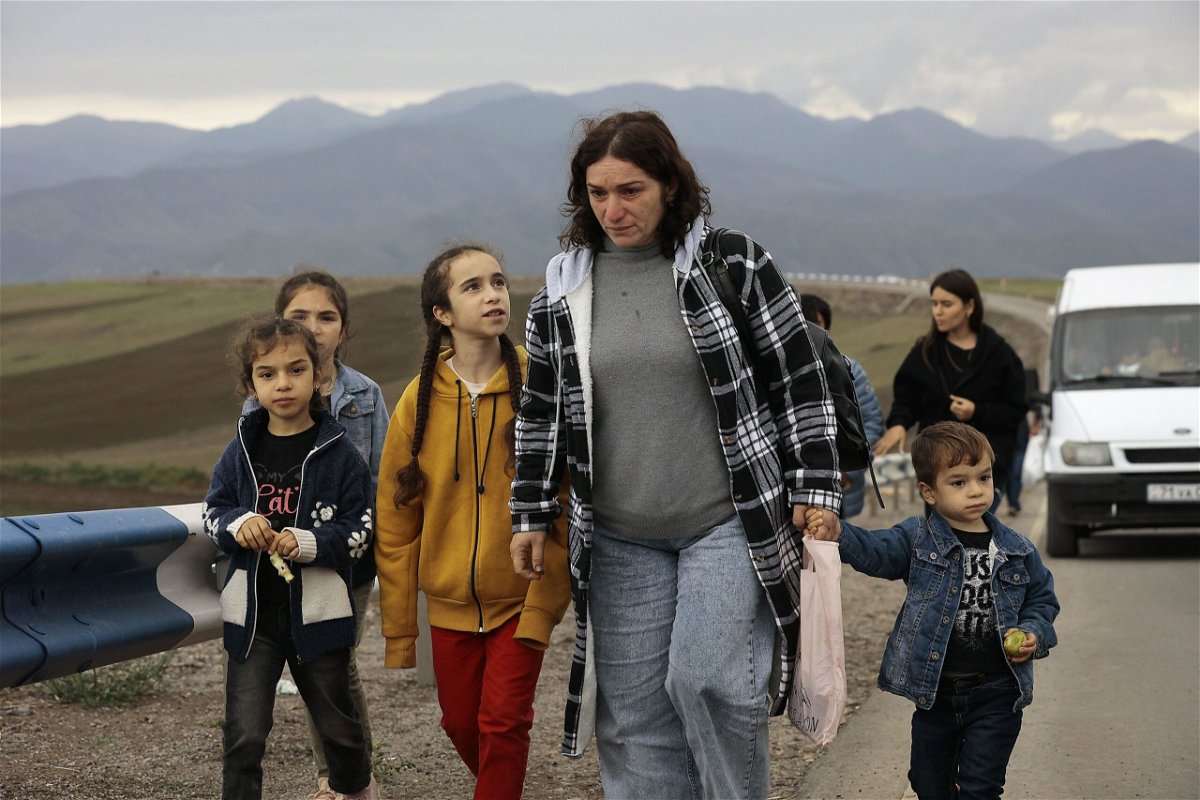 Nearly half of Nagorno-Karabakh's population has fled. What