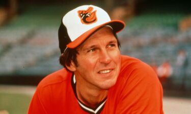 Brooks Robinson of the Baltimore Orioles looks on prior to the start of a Major League Baseball game circa 1975 at Memorial Stadium in Baltimore