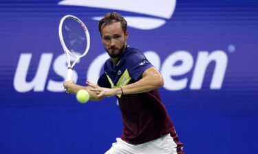 Tennis champion Daniil Medvedev is competing at the US Open