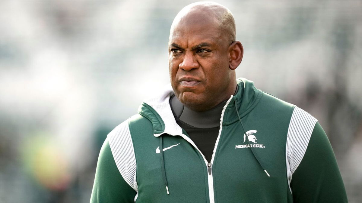 <i>Nic Antaya/Getty Images</i><br/>Mel Tucker has been fired as the head coach of Michigan State Spartans.