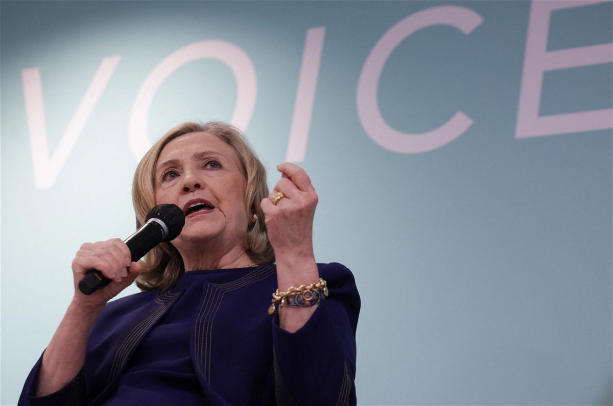 <i>Evelyn Hockstein/Reuters</i><br/>Former U.S. Secretary of State Hillary Rodham Clinton speaks at an event on May 5