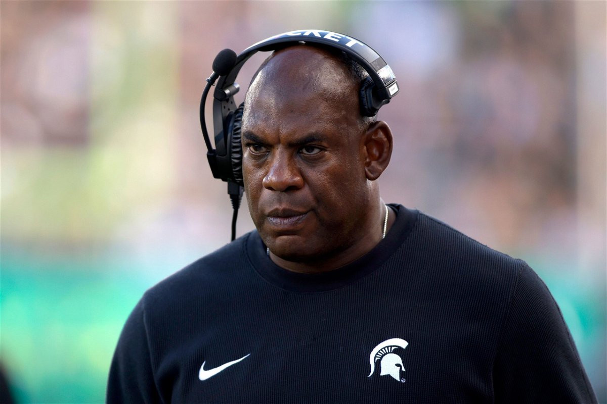 <i>Al Goldis/AP</i><br/>Michigan State athletic director Alan Haller has informed suspended football coach Mel Tucker he is being fired for cause for his alleged sexual misconduct towards a sexual violence advocate and survivor.