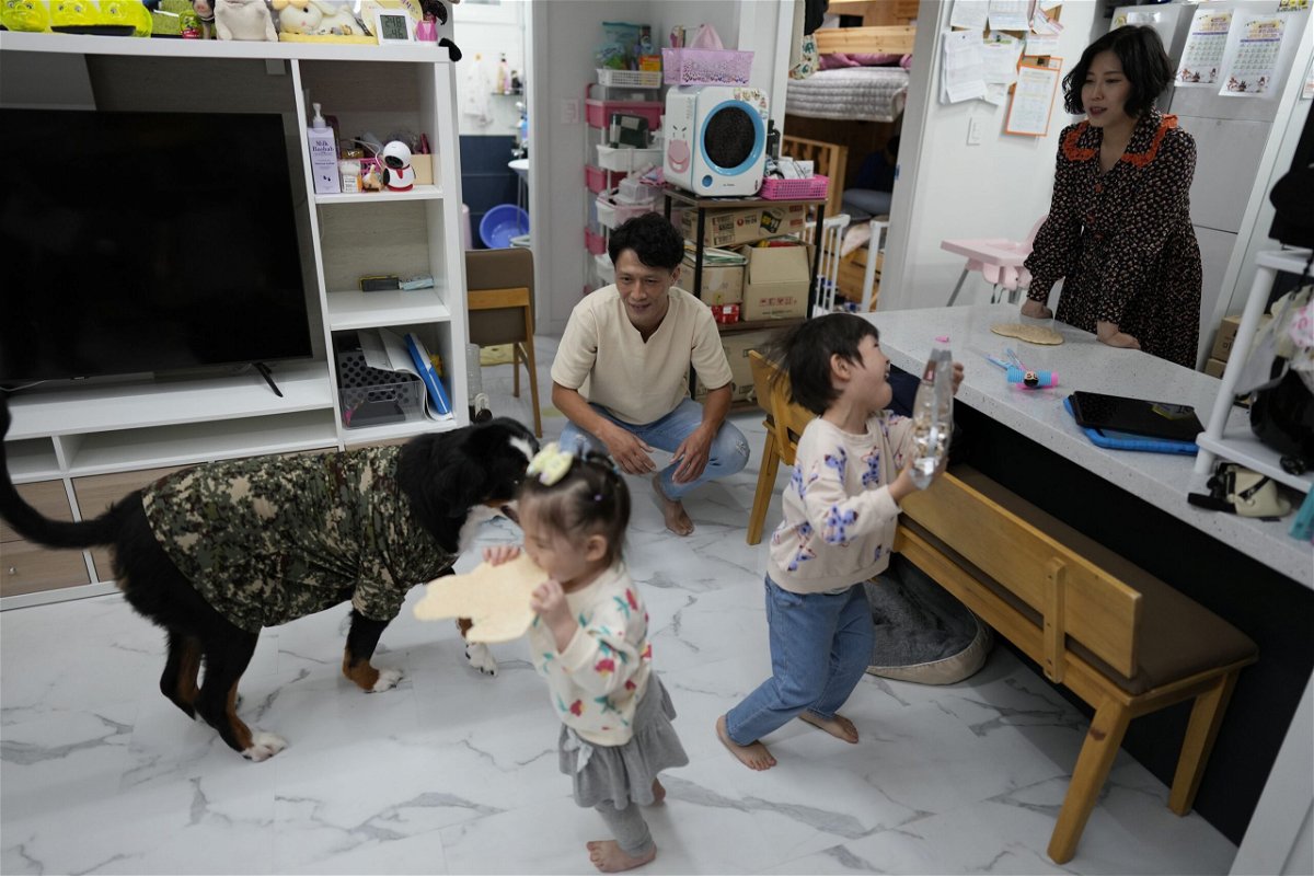<i>Lee Jin-man/AP</i><br/>South Korea wants couples to have more children as the country faces a demographic crisis.