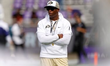 Colorado head coach Deion Sanders says it is "absurd for people to be threatening" Colorado State player Henry Blackburn's over his hit Saturday on Colorado star Travis Hunter.