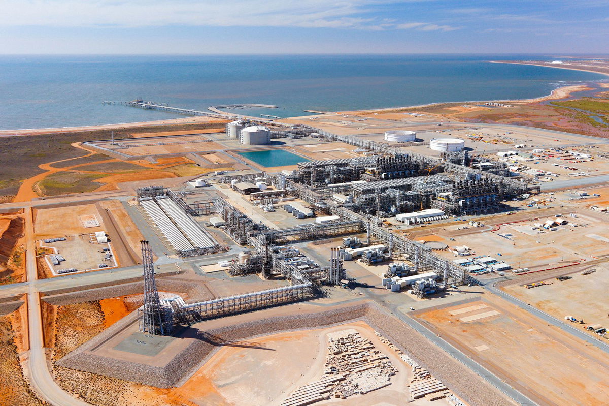 <i>Chevron/Reuters</i><br/>Chevron's Wheatstone LNG facility in Western Australia is one of two facing disruption.