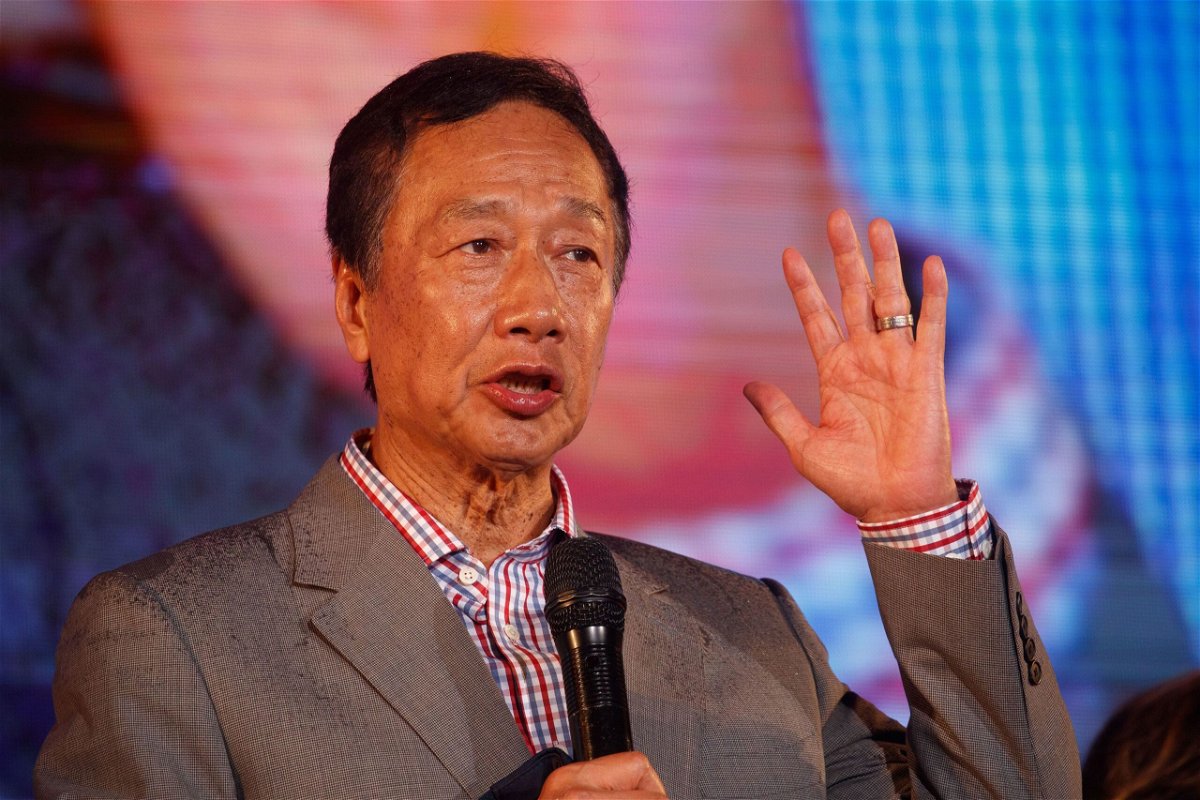 <i>Ritchie B Tongo/EPA-EFE/Shutterstock</i><br/>Foxconn founder Terry Gou has announced a bid for Taiwan's presidency.