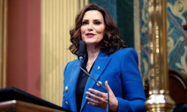 Michigan Gov. Gretchen Whitmer delivers her State of the State address to a joint session of the House and Senate