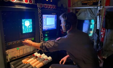 Inside hurricane hunter plane as Idalia becomes a Category 4 storm.