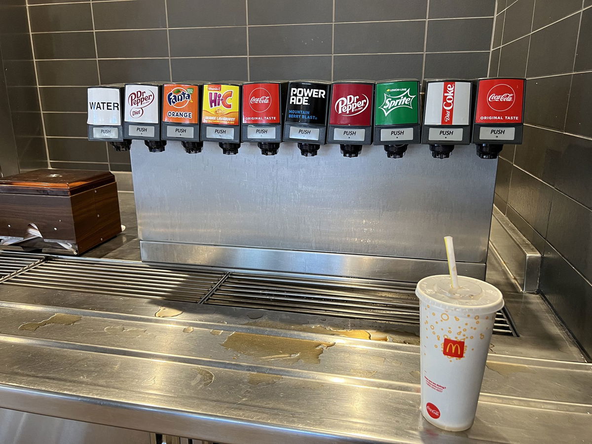 <i>Gado/Getty Images</i><br/>McDonald's self-serve fountain machines are being phased out.