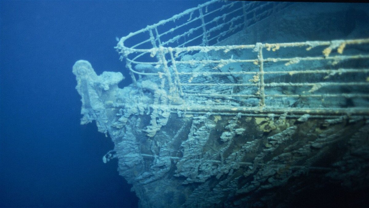 <i>Xavier Desmier/Gamma-Rapho/Getty Images/FILE</i><br/>The US government has filed a motion to stop a Titanic expedition planned for 2024. The wreckage of the Titanic seen in the Atlantic Ocean