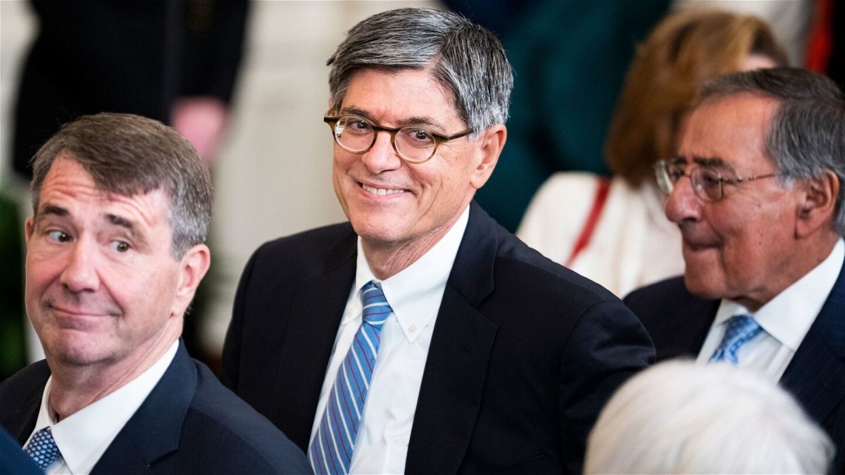<i>Tom Williams/CQ-Roll Call/Getty Images/File</i><br/>Former Treasury Secretary Jacob Lew attends the official White House portrait unveiling ceremony for President Barack Obama and former first lady Michelle Obama in the East Room of the White House on Wednesday