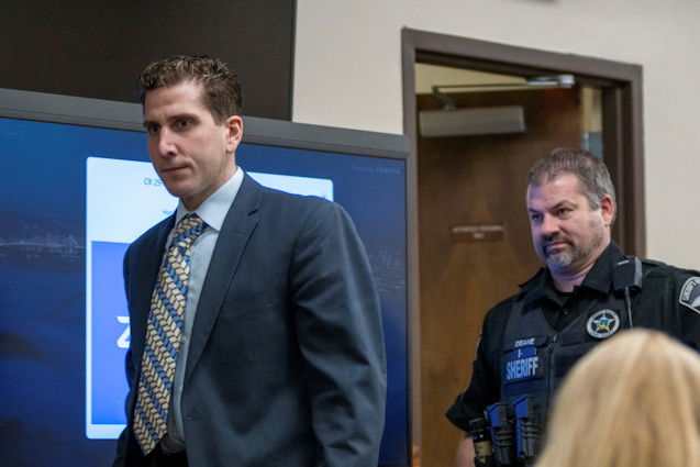 Bryan Kohberger enters a courtroom for a hearing in Moscow, Idaho, on Thursday