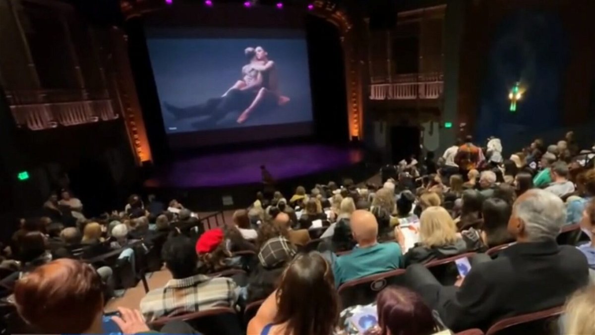 <i>KPIX</i><br/>An audience at the Brava Theater in San Francisco