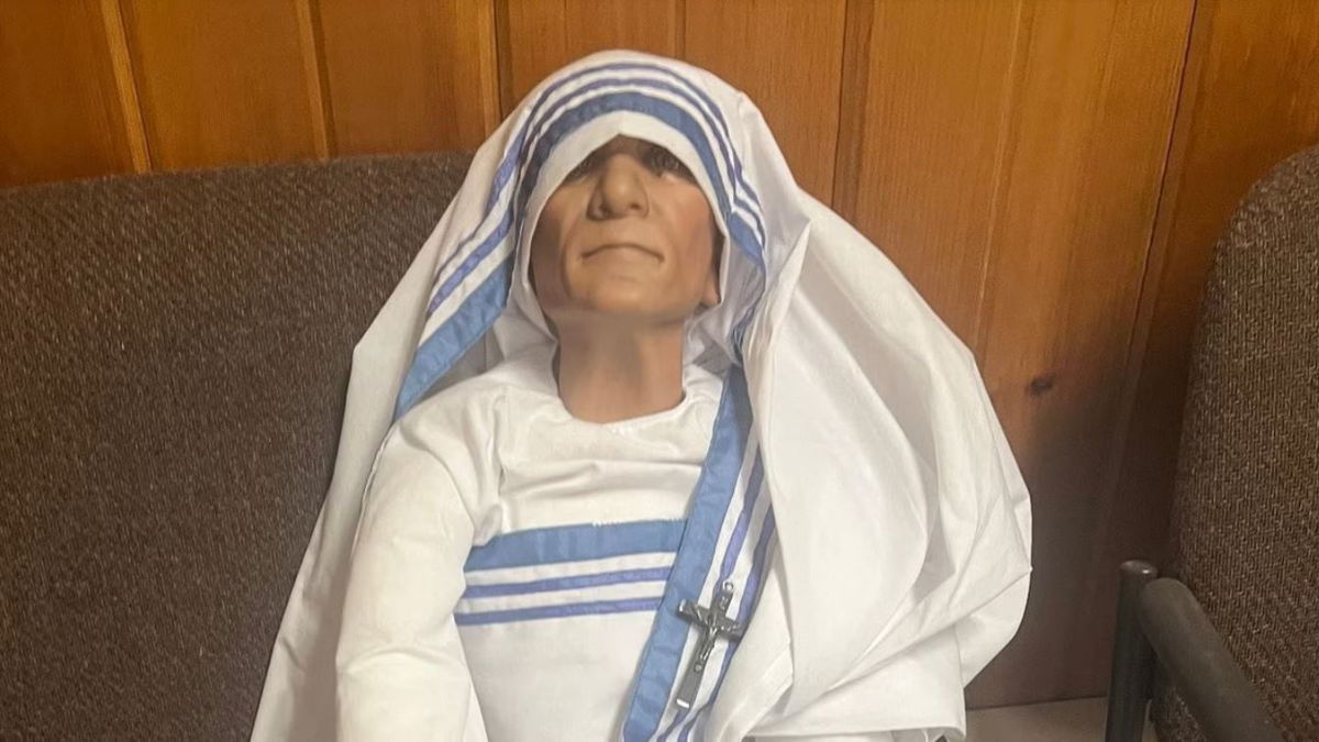 <i>Frankenmuth Police/WNEM</i><br/>The Frankenmuth Police Department is seeking the owner of a missing Mother Teresa doll.