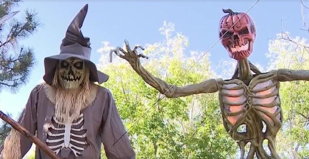 <i>KSTU</i><br/>A man in Bountiful has transformed his backyard into a haunted forest and invites the public to check it out — if they dare.