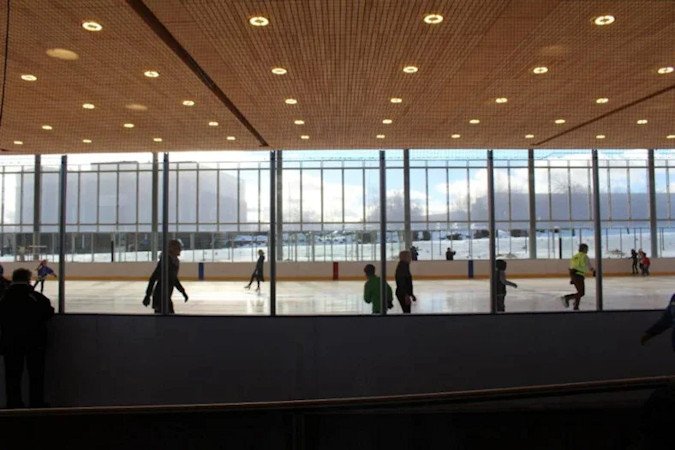 The Pavilion offers winter time on the ice for all ages and activities