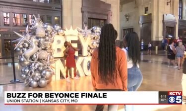 Fans are swarming to the Alpha-Lite tribute sign at Union Station to take a few selfies and show their support ahead of Beyonce’s arrival on Sunday for the finale of her Renaissance World Tour.