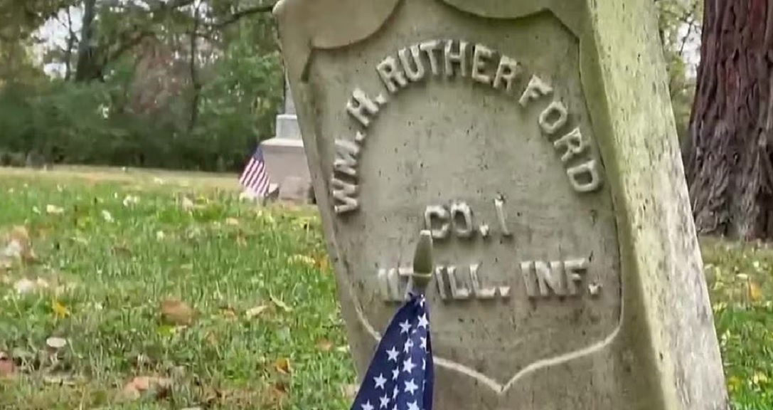 <i>KMOV</i><br/>Local volunteers cleaned the graves of local veterans Saturday morning at a cemetery with centuries of history.