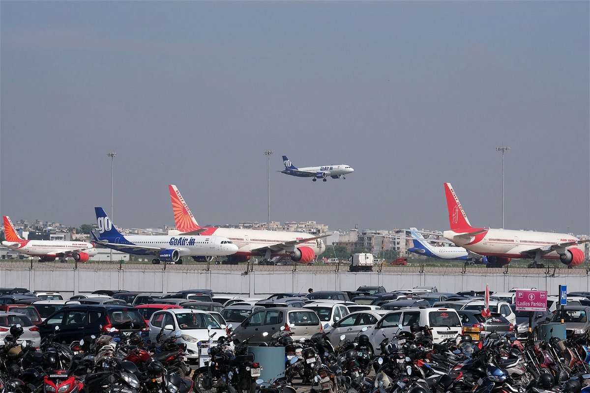<i>T. Narayan/Bloomberg/Getty Images/File</i><br/>The tarmac at Indira Gandhi International Airport in New Delhi