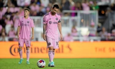 Lionel Messi suffered his first defeat for Inter Miami.