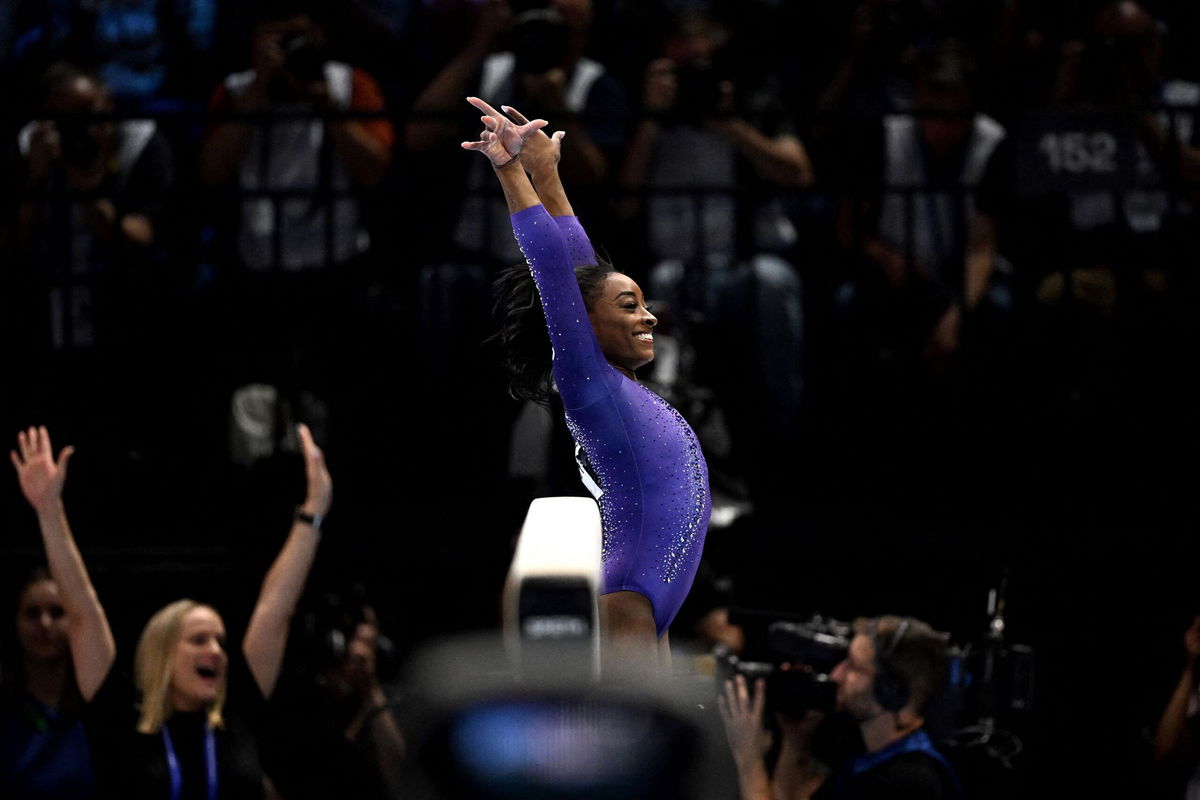 Simone Biles Wins Fourth Gold Of World Championships As She Completes ...