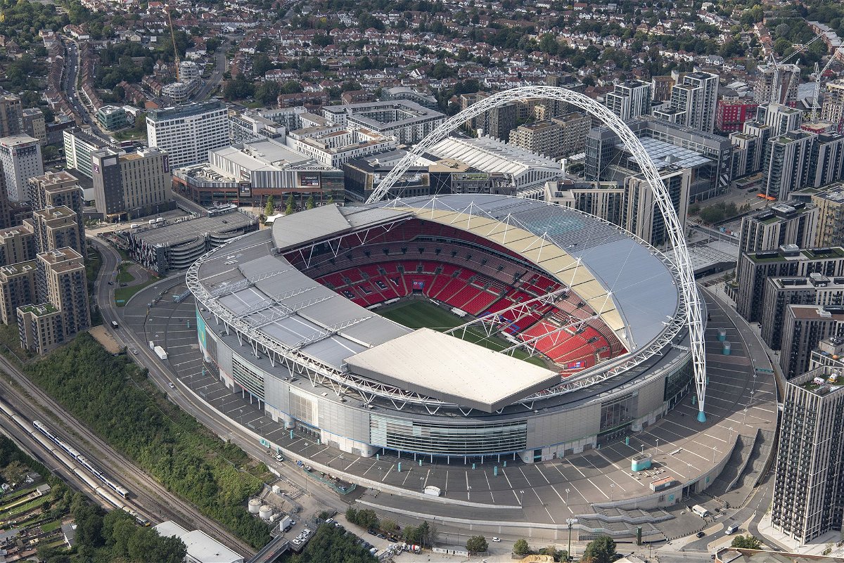 <i>Heritage Images/Hulton Archive/Getty Images</i><br/>Wembley Stadium will host a friendly between England and Australia on Friday.