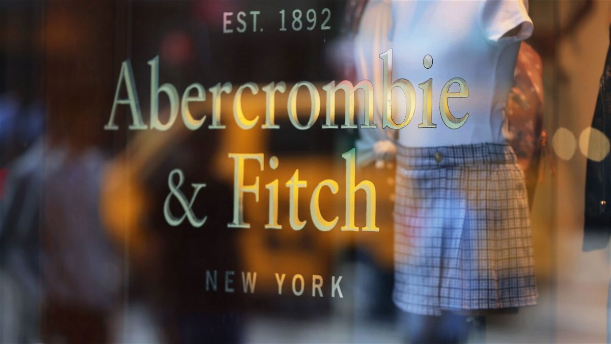 <i>Michael M. Santiago/Getty Images</i><br/>Abercrombie & Fitch signage is seen on a store on Fifth Avenue on August 25