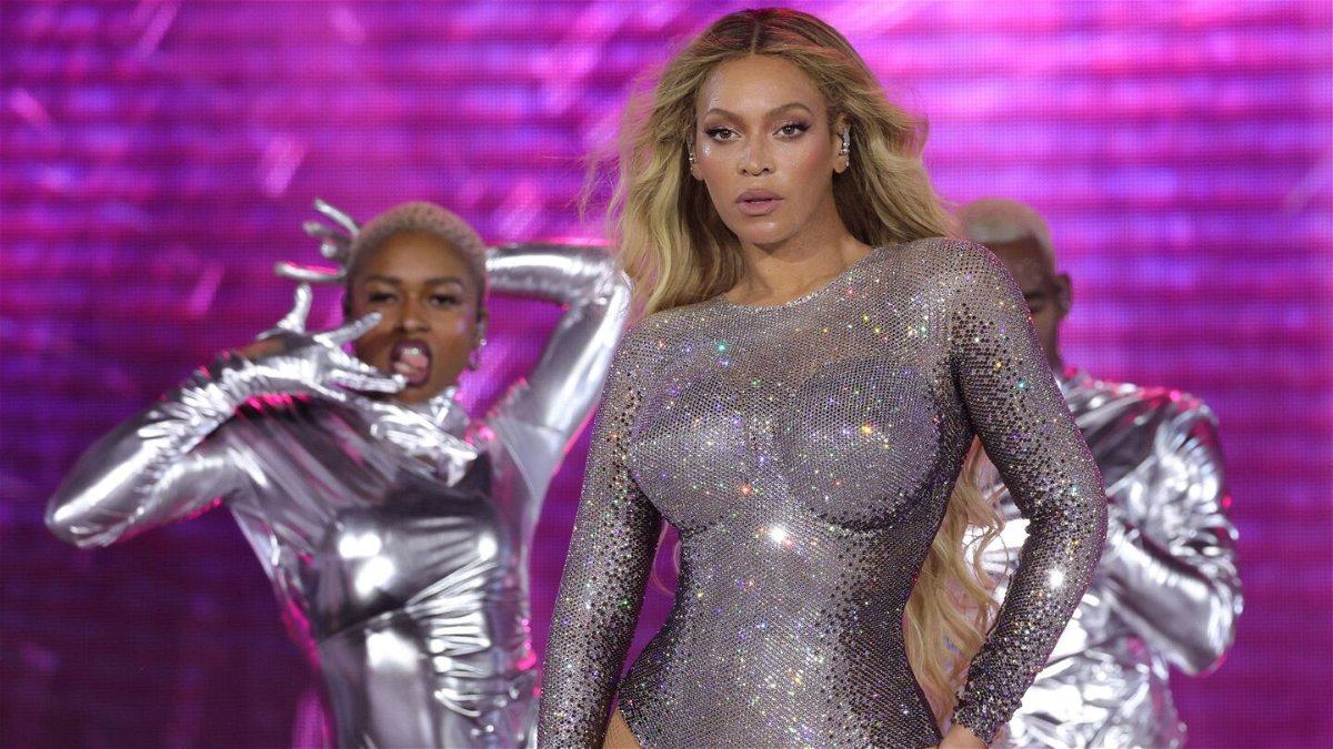 <i>Kevin Mazur/WireImage for Parkwood/Getty Images</i><br/>Beyoncé performs onstage during the 