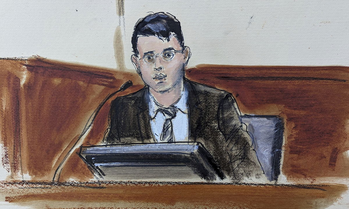 <i>Elizabeth Williams/AP</i><br/>This courtroom sketch shows Adam Yedidia