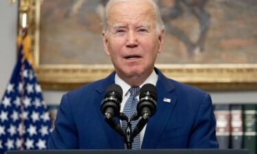 President Joe Biden delivers remarks on the bipartisan bill to fund the government