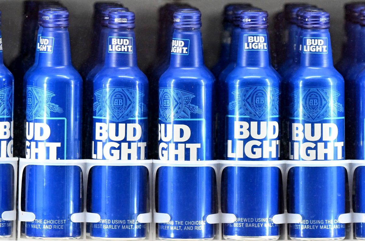 <i>G Fiume/Getty Images</i><br/>A view of Bud Light bottles in a cooler is seen here on July 18 in Baltimore