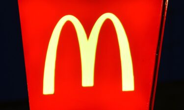 A McDonald's logo is seen on a cropped version of an advertisement from 2020.