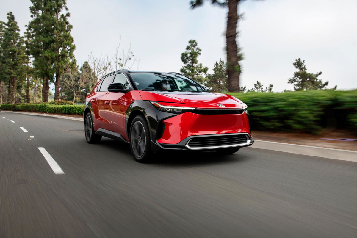 <i>Mike Blake/Reuters</i><br/>A Tesla vehicle is charged at a Tesla supercharging station in Kettleman City