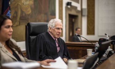 Judge Arthur Engoron presides over former President Donald Trump's fraud trial in New York Supreme Court on October 3
