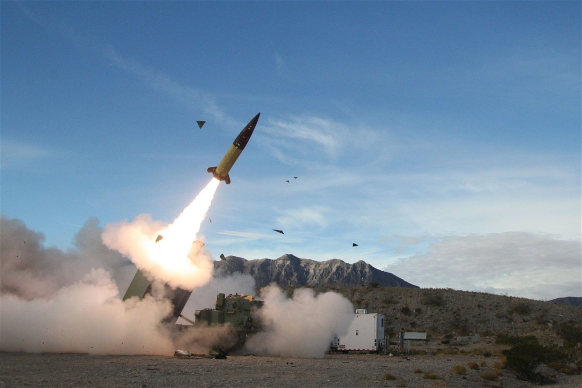 <i>John Hamilton/Digital/White Sands Missile Range Public Affairs</i><br/>An early version of an Army Tactical Missile System is tested December 14