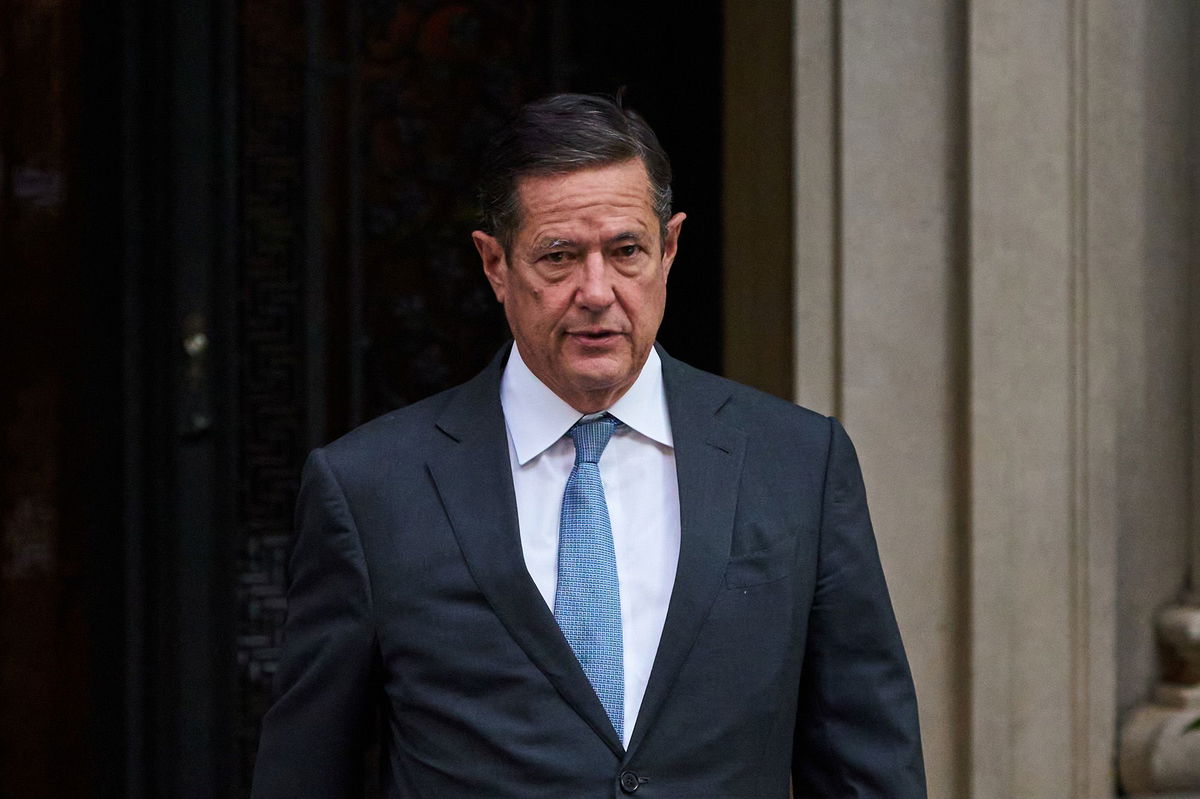 <i>Bing Guan/Bloomberg/Getty Images</i><br/>Jes Staley leaves his residence in New York in June 2023.