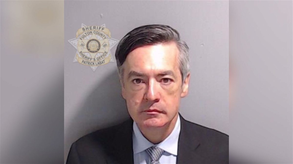 <i>Fulton County Sheriff's Office</i><br/>Booking photo of Kenneth Chesebro released by Fulton County Sheriff's Office after his surrender on August 23.