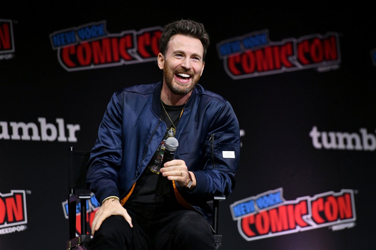<i>Craig Barritt/Getty Images</i><br/>Chris Evans publicly confirmed for the first time at New York Comic-Con on Saturday that he recently wed actress Alba Baptista.