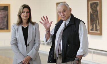 A nonprofit founded by Leslie Wexner and his wife Abigail is breaking off ties with Harvard University.